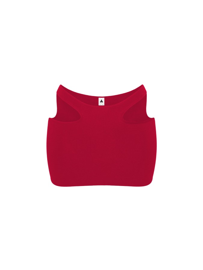 HOLEY SKIRT MINI