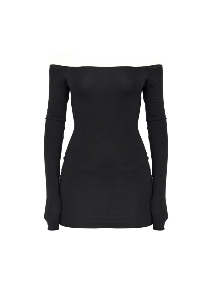 OFF-SHOULDER DRESS